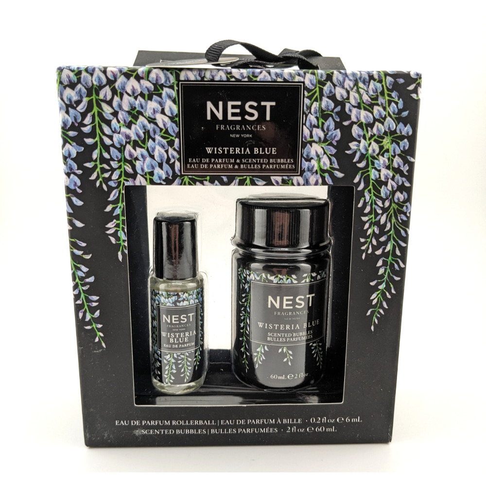 NEST Fragrances Wisteria Blue EDP 0.2floz & Scented Bubbles 2floz